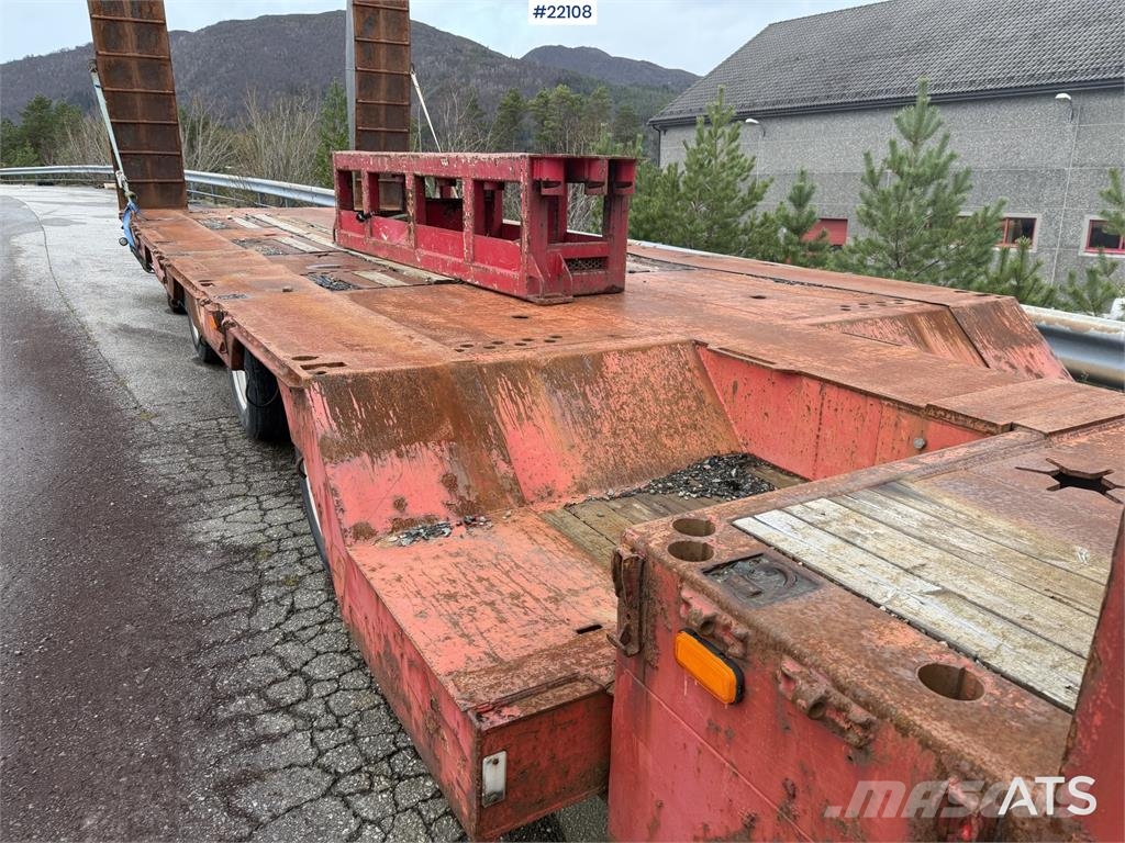 Vang SHSL 4 axle machine trailer w/ hydraulic driving b Plataformas bajas