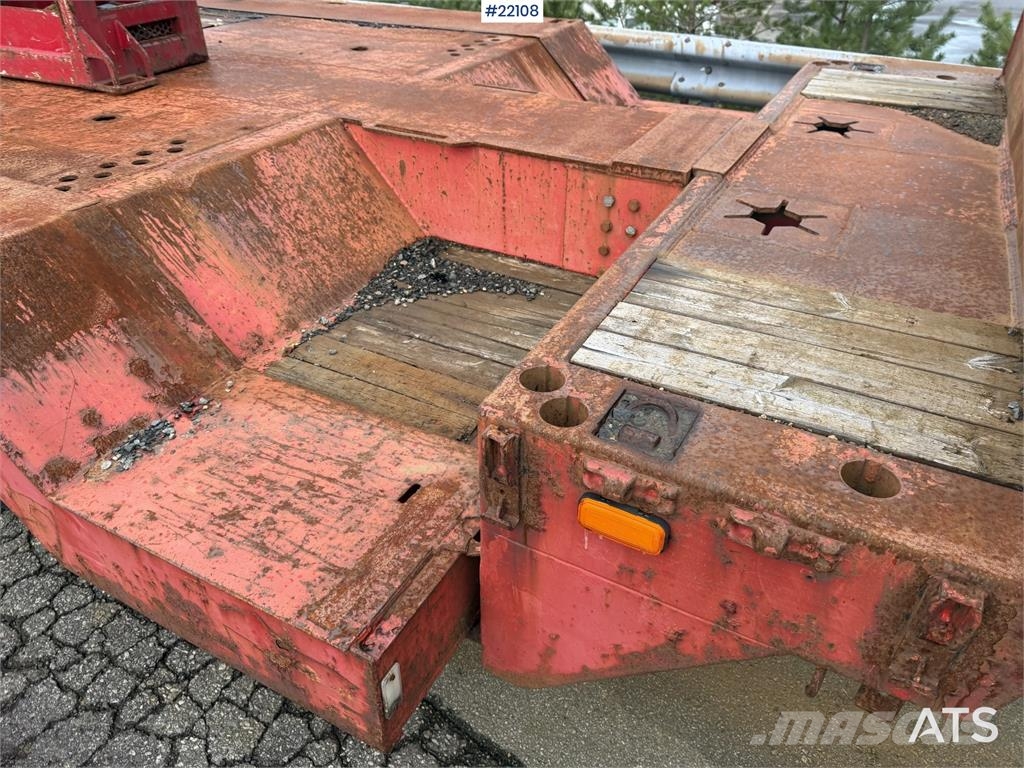 Vang SHSL 4 axle machine trailer w/ hydraulic driving b Plataformas bajas