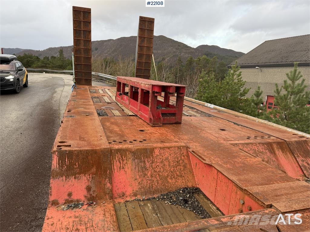 Vang SHSL 4 axle machine trailer w/ hydraulic driving b Plataformas bajas