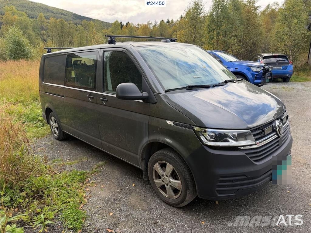 Volkswagen Transporter van with interior fittings and two set Personbiler