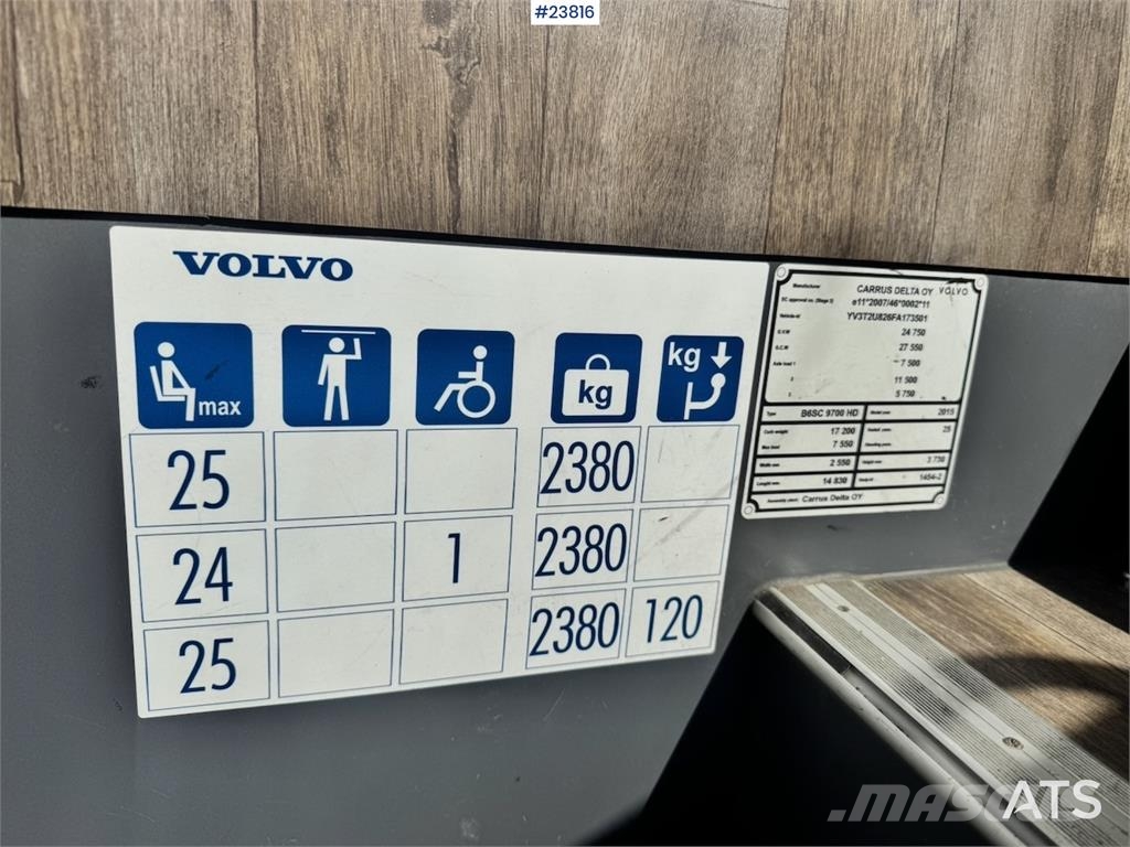 Volvo 9700 6x2 Coach Bus – 27 Seats – Must Be Seen! WATC Autre bus