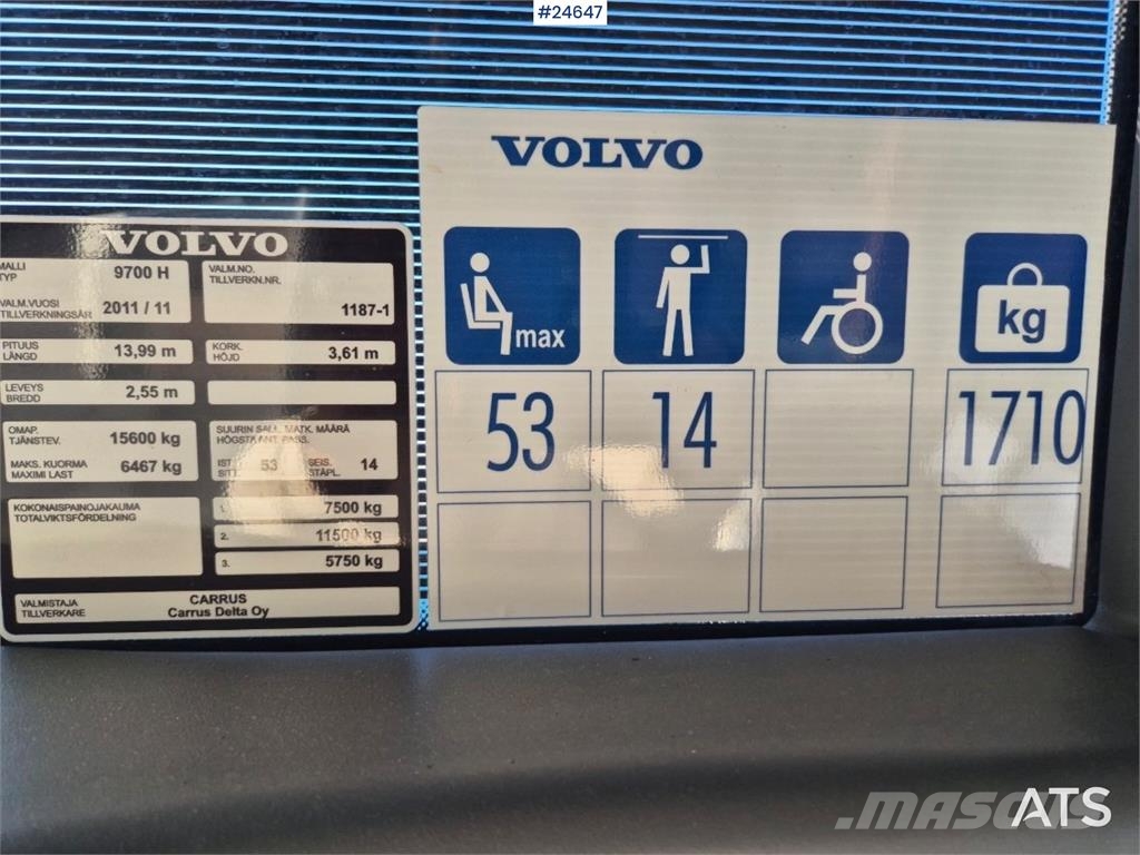 Volvo 9700H Coach – 53 + 1 + 1 Andere Busse