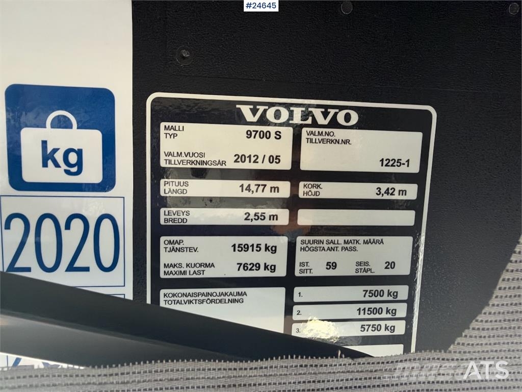 Volvo 9700S Coach – 59 + 1 Seats WATCH VIDEO Andere Busse