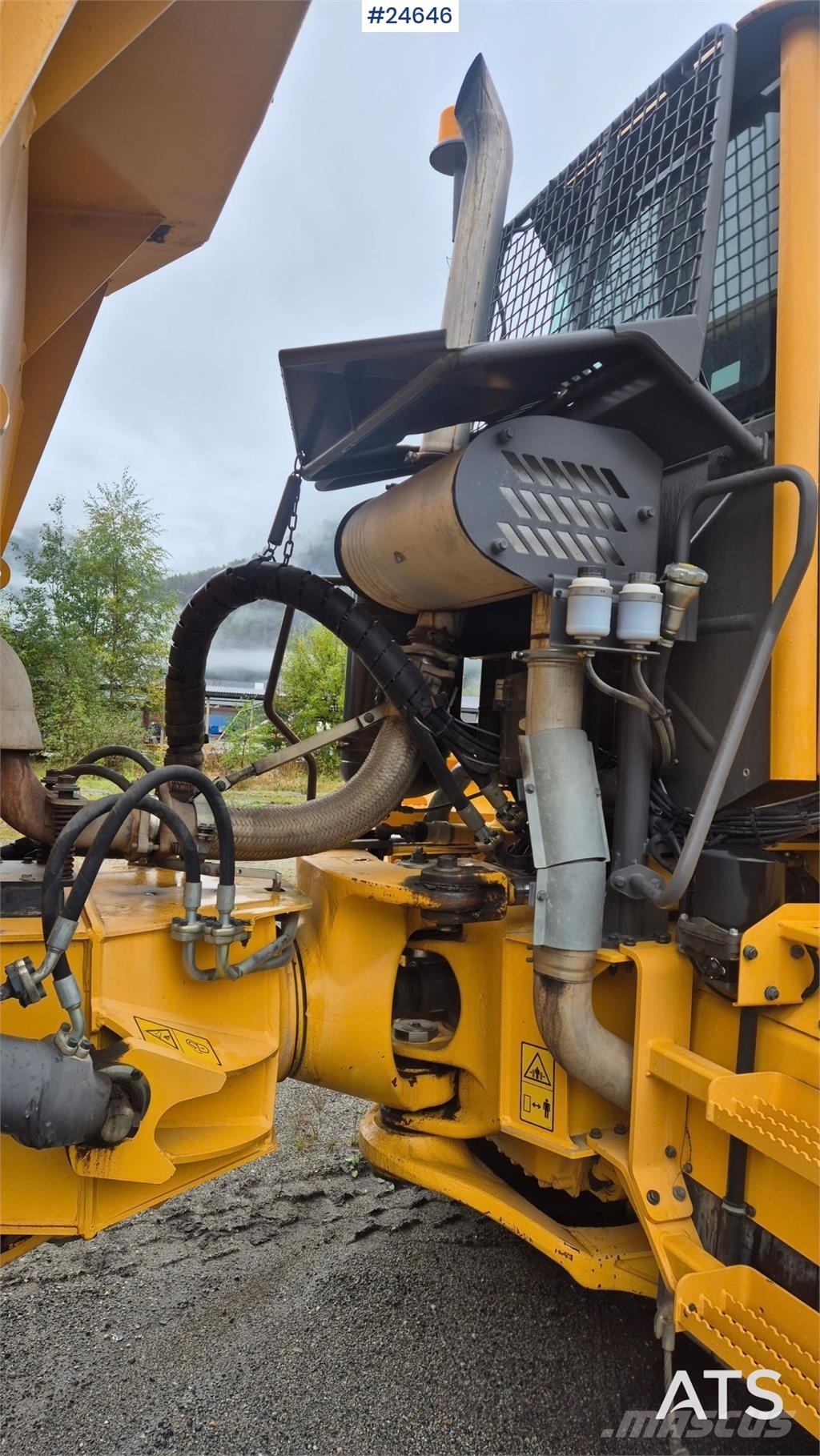 Volvo A25E Dumper with White Plates Mini dumpere