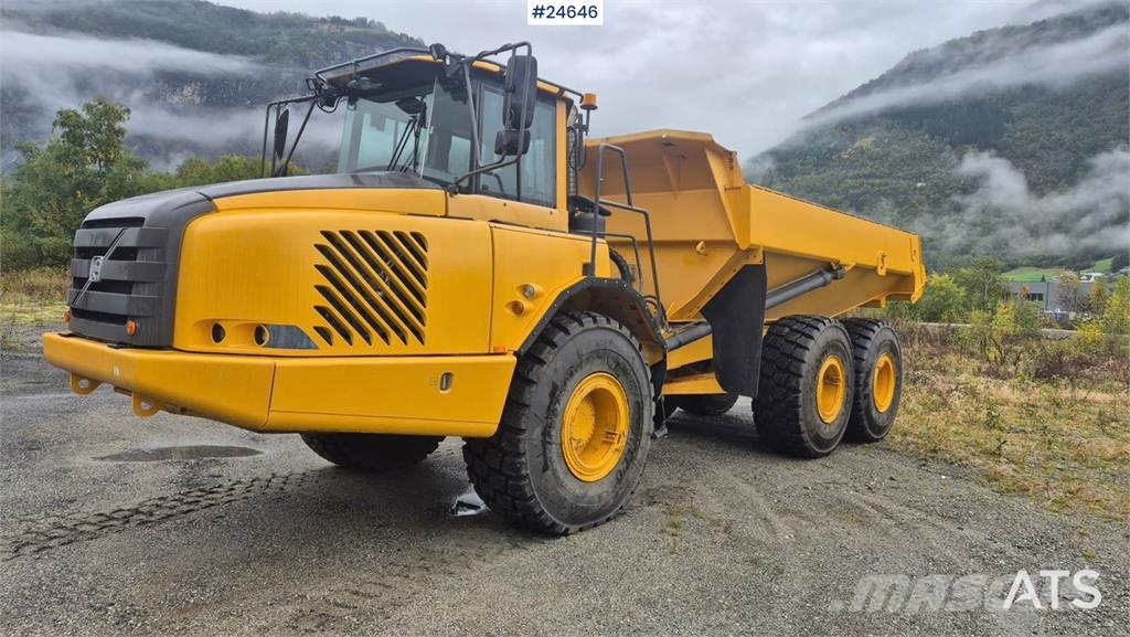 Volvo A25E Dumper with White Plates Mini dumpere