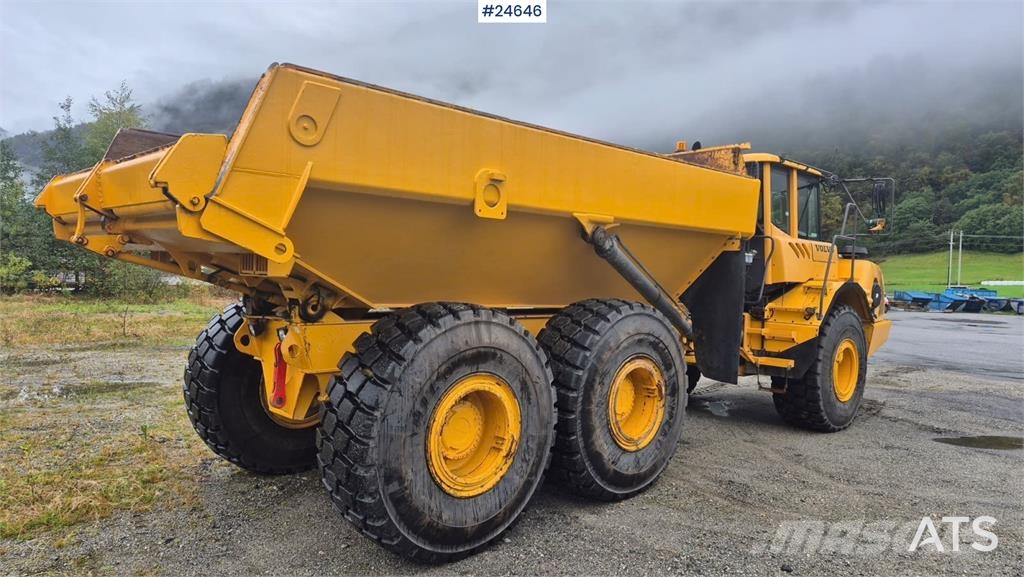 Volvo A25E Dumper with White Plates Mini dumpere