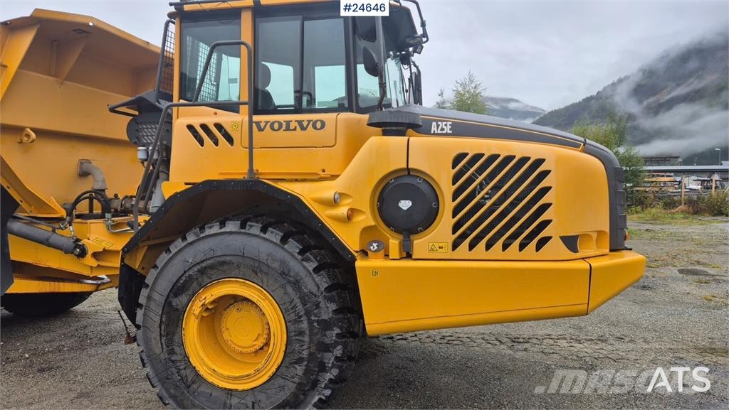 Volvo A25E Dumper with White Plates Mini dumpere