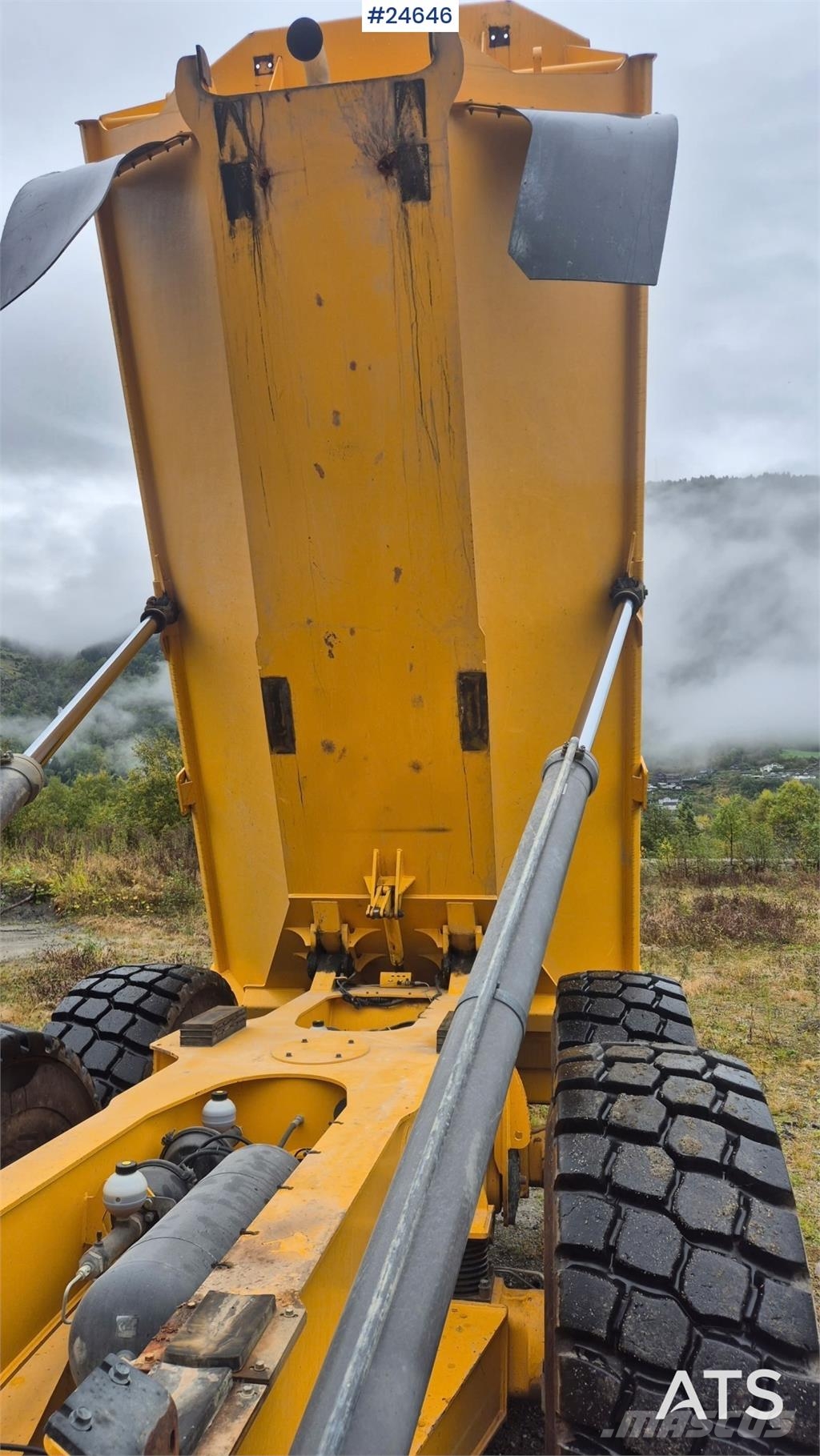 Volvo A25E Dumper with White Plates Mini dumpere