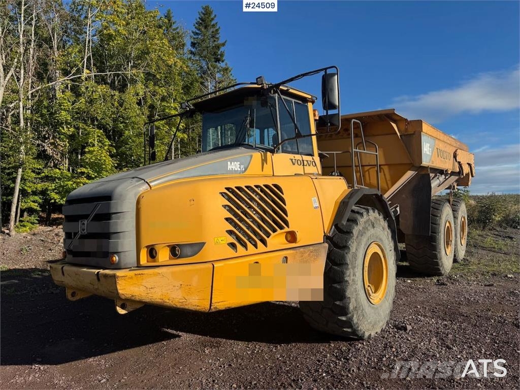 Volvo A40 Articulated Dumper – Black Plate Site dumpers