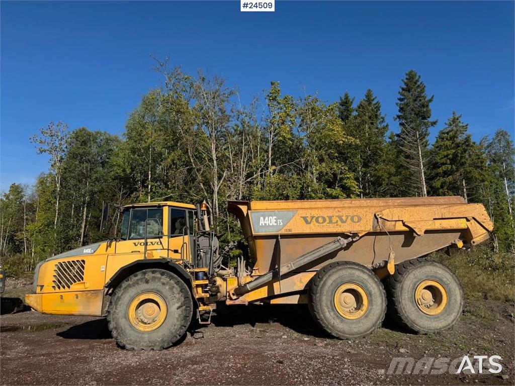 Volvo A40 Articulated Dumper – Black Plate Site dumpers