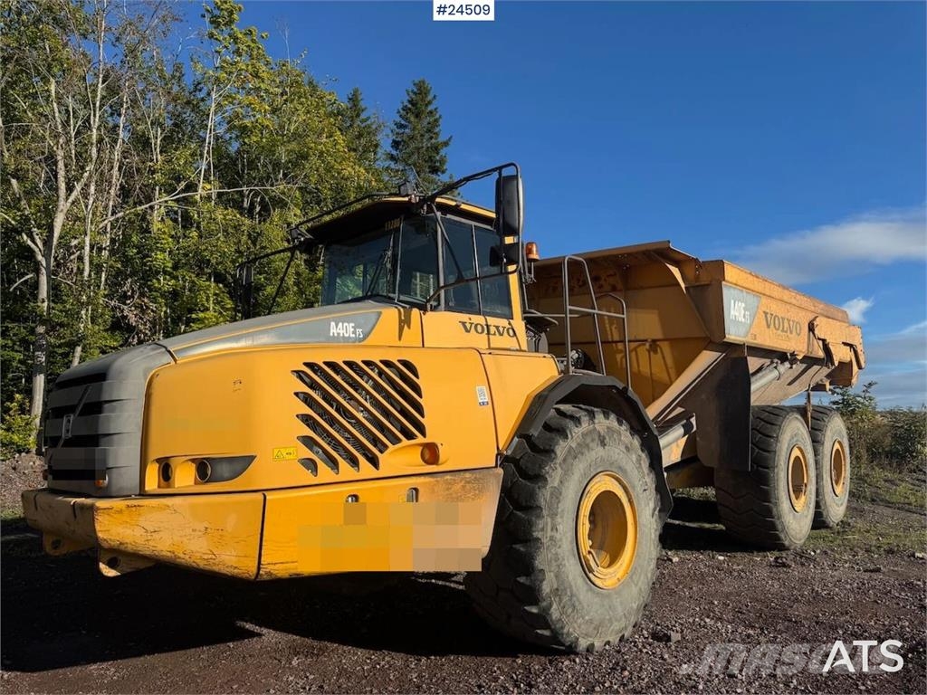 Volvo A40 Articulated Dumper – Black Plate Site dumpers
