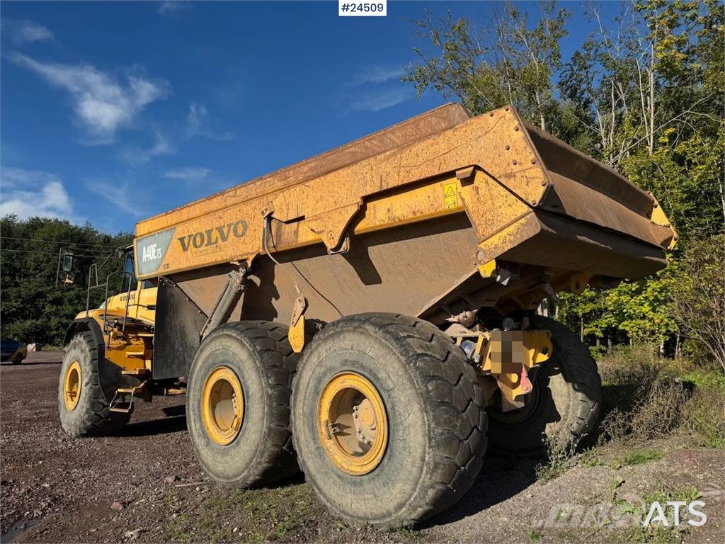 Volvo A40 Articulated Dumper – Black Plate Site dumpers