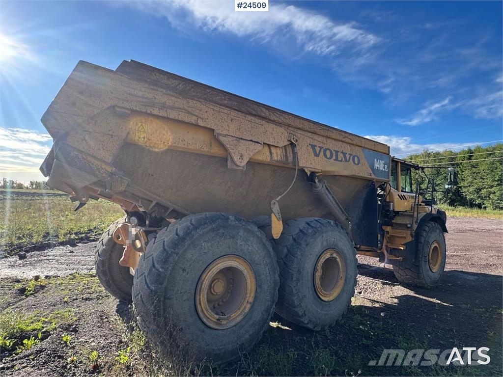 Volvo A40 Articulated Dumper – Black Plate Site dumpers