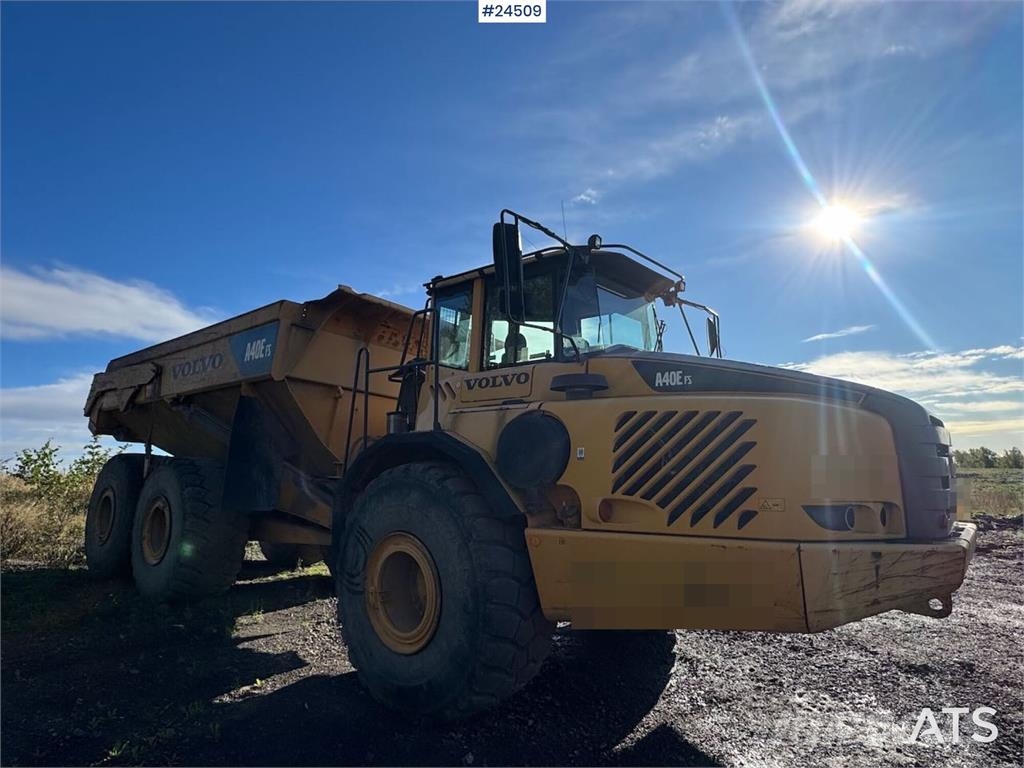Volvo A40 Articulated Dumper – Black Plate Site dumpers