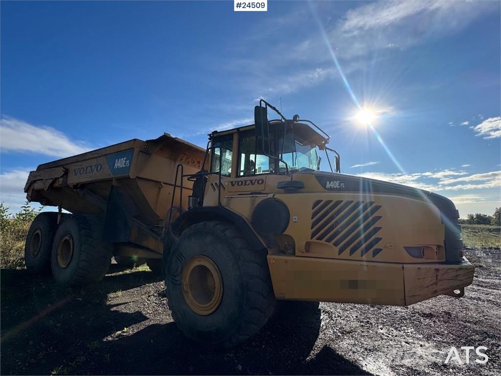 Volvo A40 Articulated Dumper – Black Plate Site dumpers