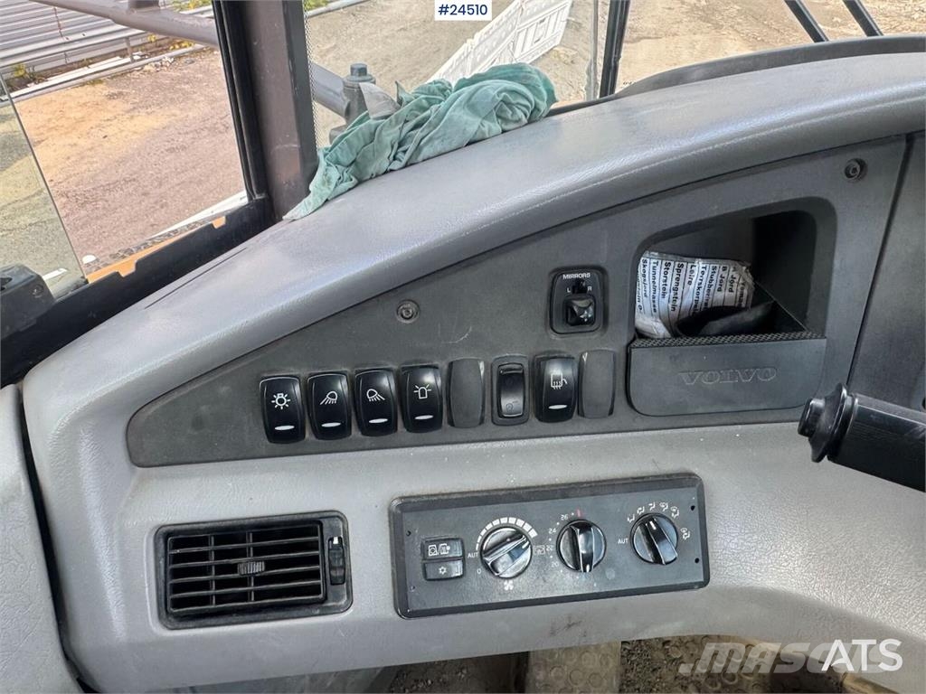 Volvo A40 FS Articulated Dumper – Black Plate Site dumpers