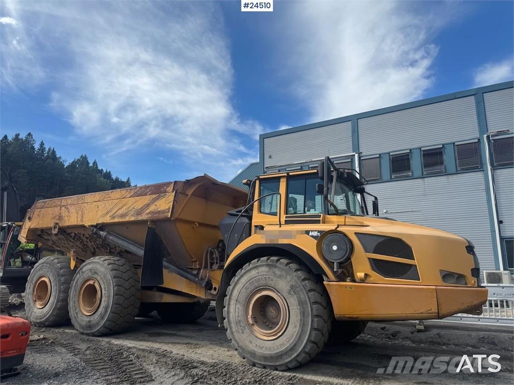 Volvo A40 FS Articulated Dumper – Black Plate Site dumpers