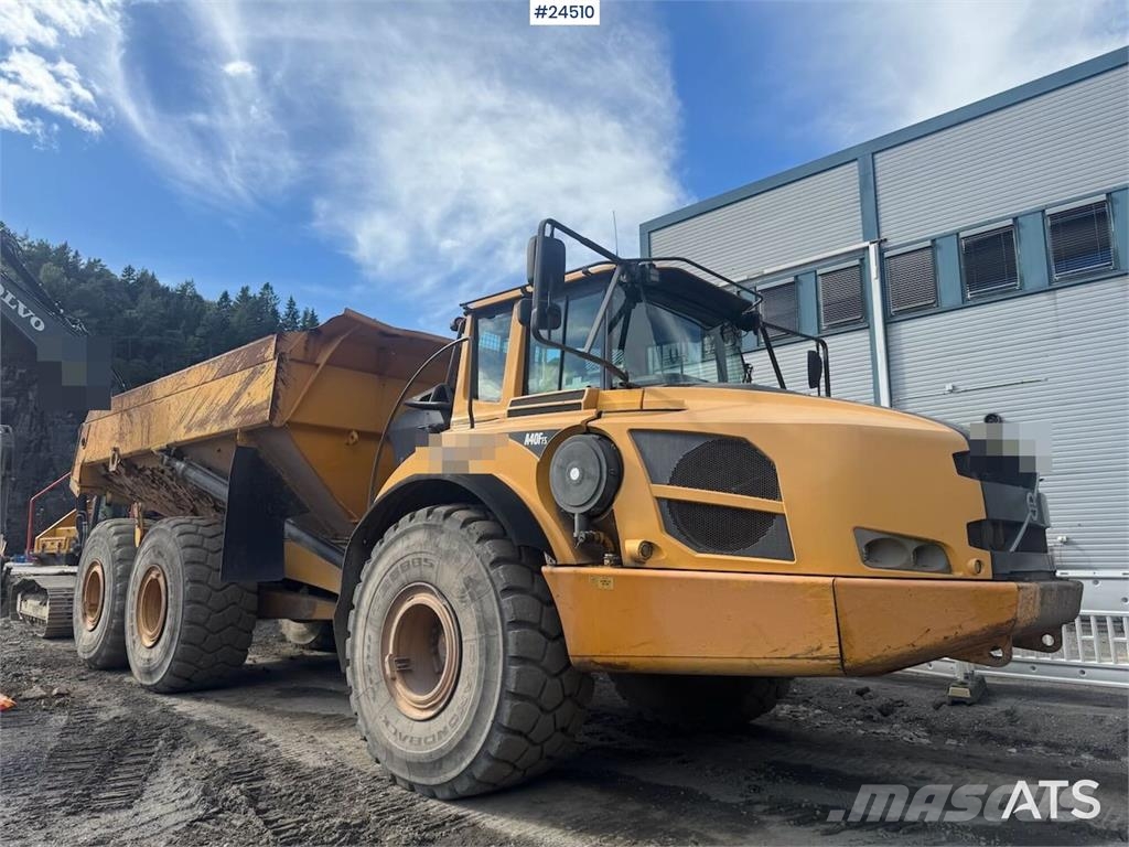 Volvo A40 FS Articulated Dumper – Black Plate Site dumpers