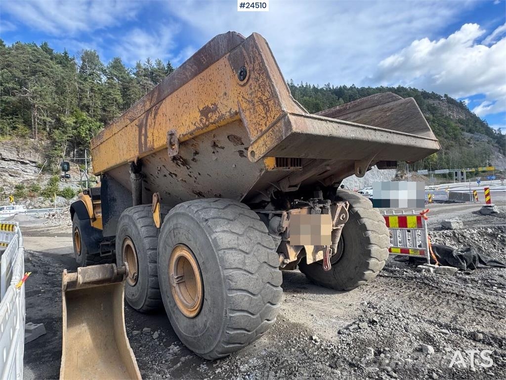Volvo A40 FS Articulated Dumper – Black Plate Site dumpers