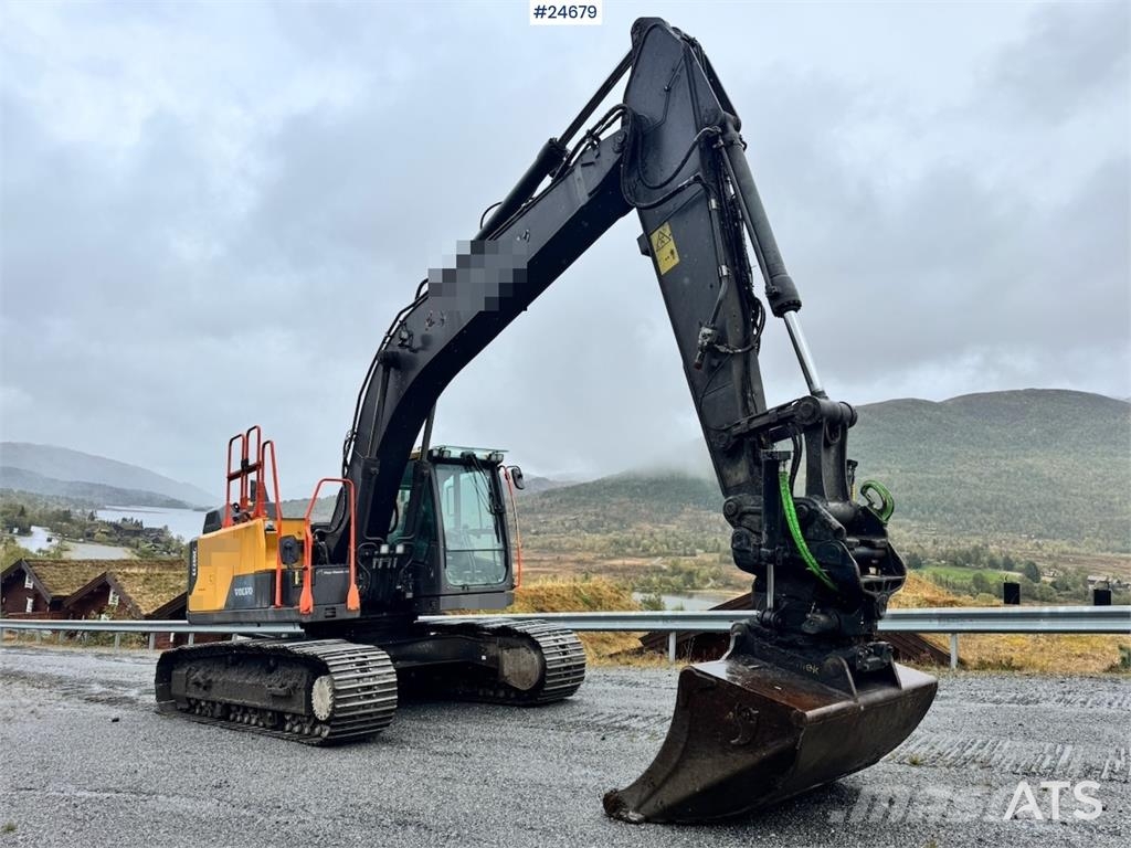 Volvo EC200EL Excavator with Steelwrist Rototilt and 2 B Beltegraver