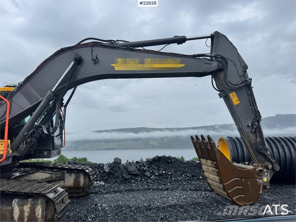 Volvo EC250EL Excavator with Drill Rig, GPS, Rototilt an Escavadoras de rastos