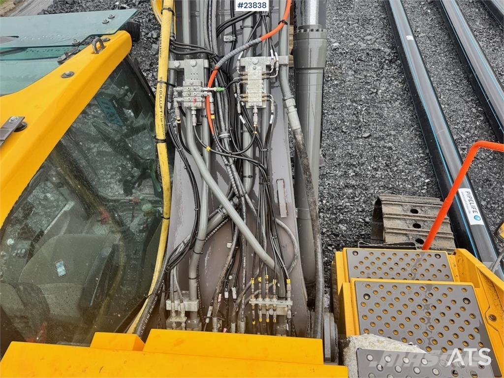 Volvo EC250EL Excavator with Drill Rig, GPS, Rototilt an Escavadoras de rastos