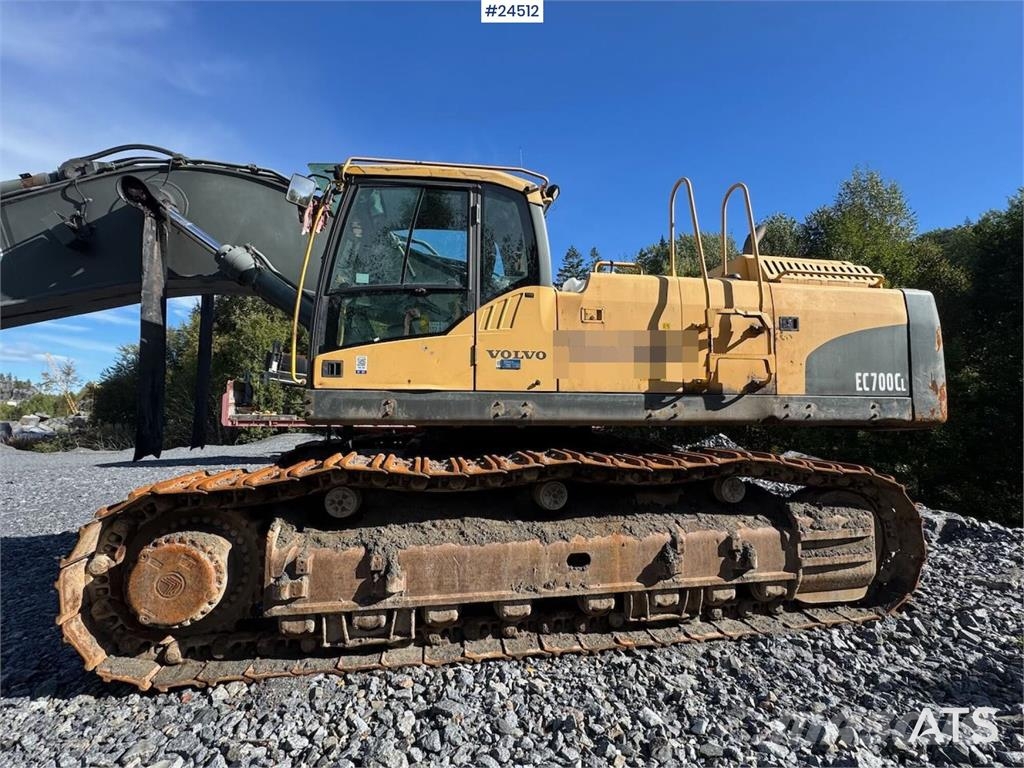 Volvo EC700C Tracked Excavator – Digging Bucket and Soos Crawler excavators