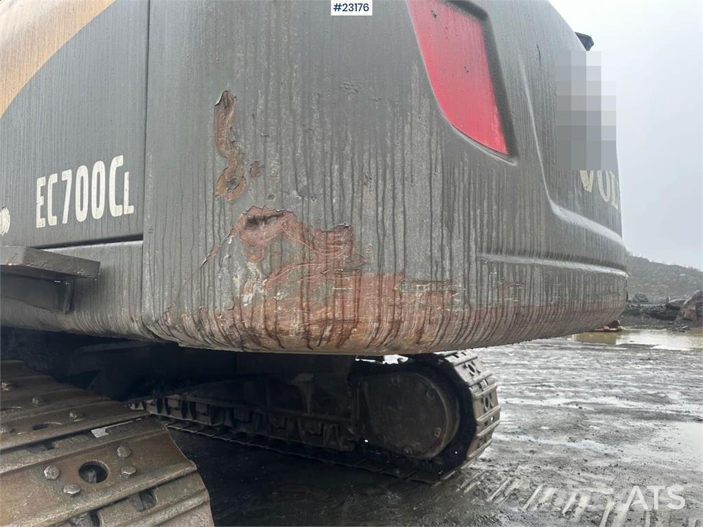 Volvo EC700CL crawler excavator w/ one bucket – Hydrauli Верижен екскаватор