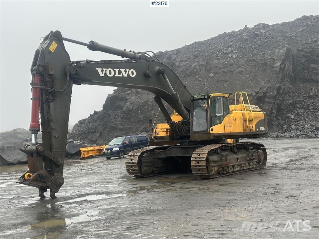 Volvo EC700CL crawler excavator w/ one bucket – Hydrauli Верижен екскаватор