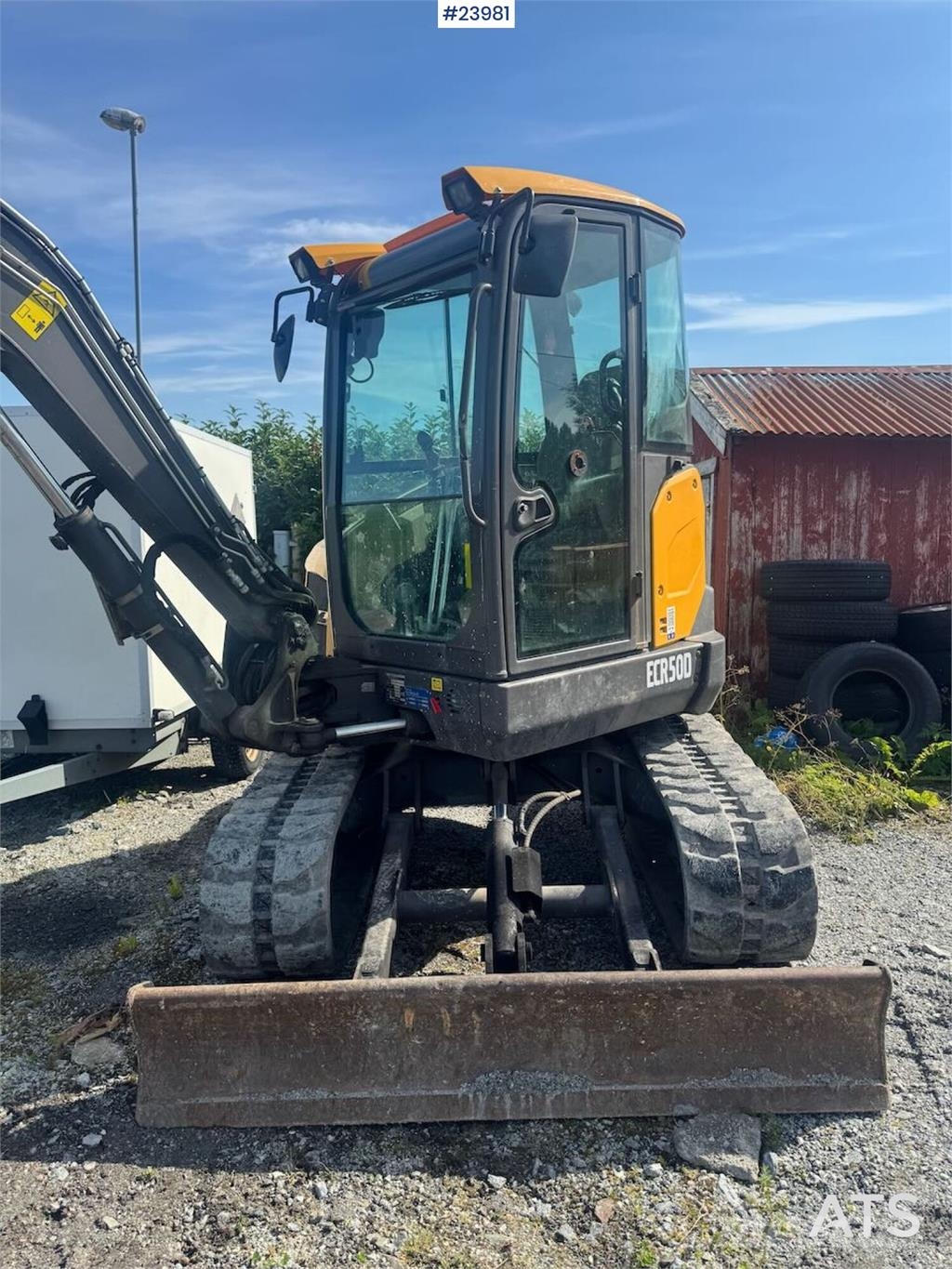 Volvo ECR 50D Excavator - Tilt and 2 buckets حفارات زحافة