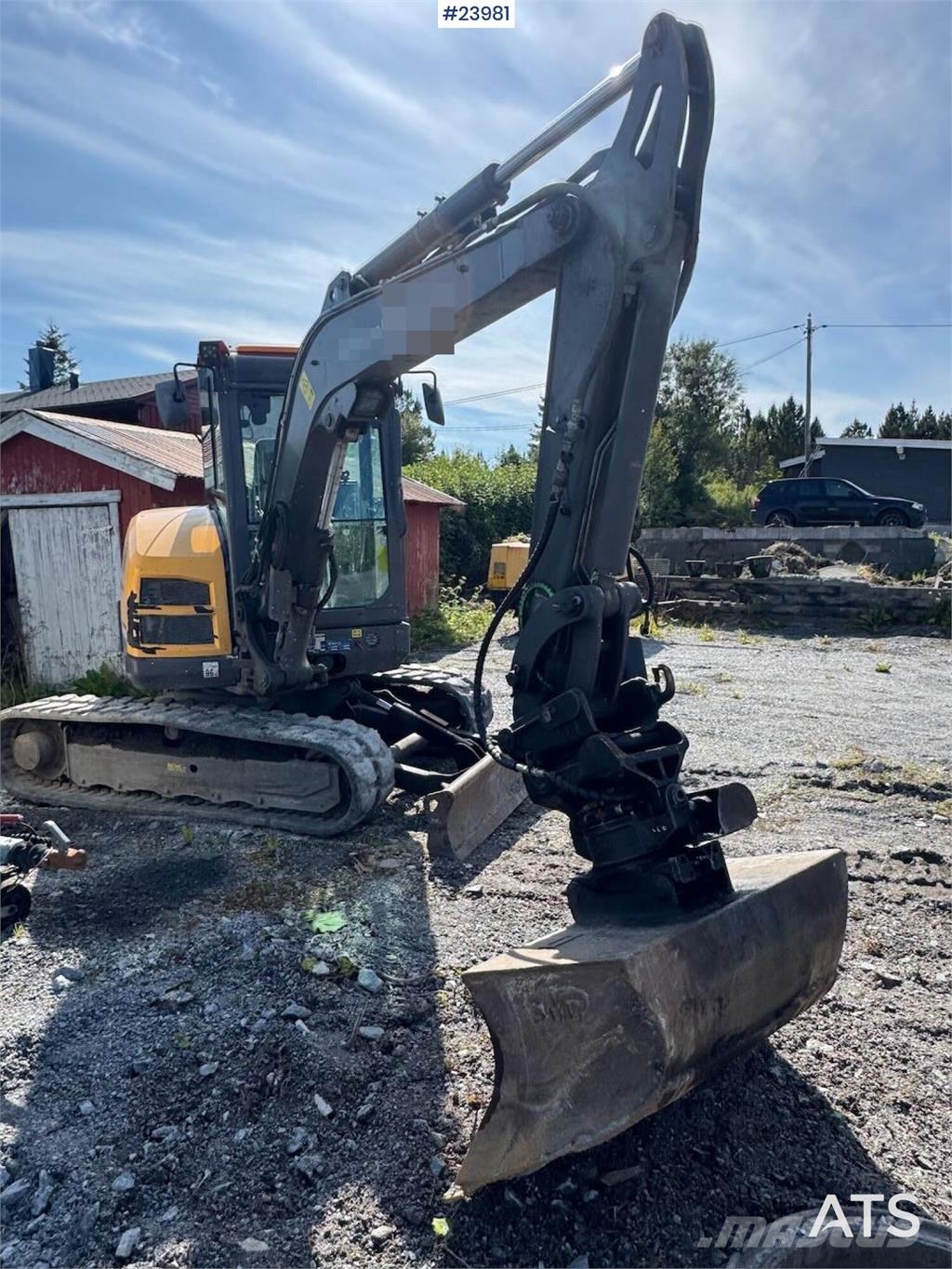 Volvo ECR 50D Excavator - Tilt and 2 buckets حفارات زحافة