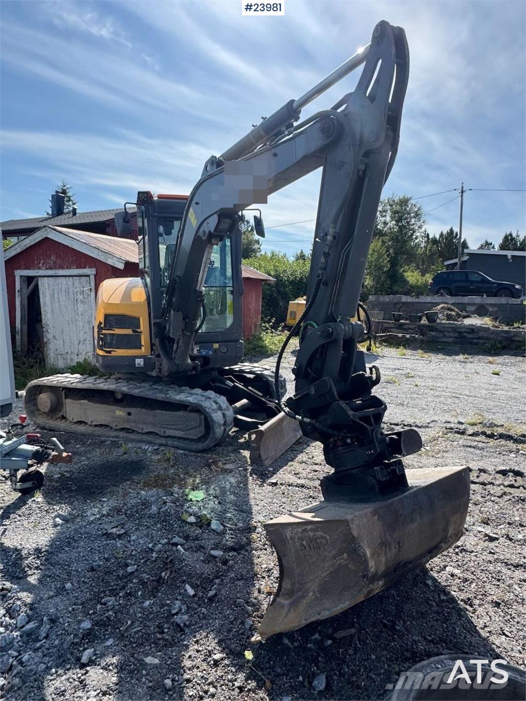 Volvo ECR 50D Excavator - Tilt and 2 buckets حفارات زحافة