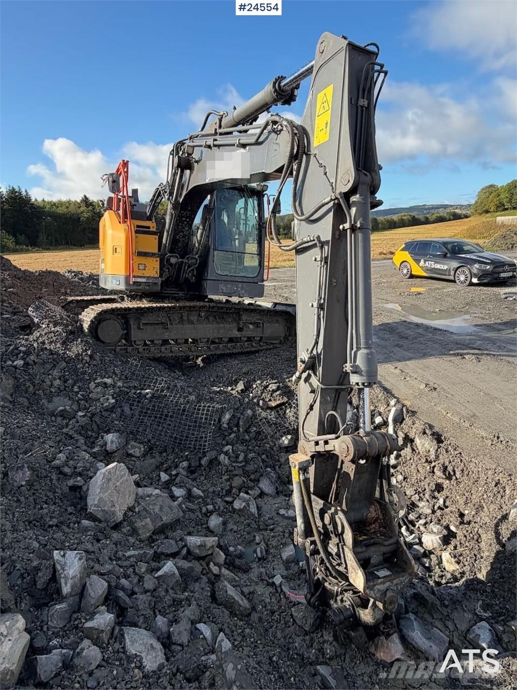 Volvo ECR145 Tracked excavator - Tilt and grading bucket Bageri guseničari