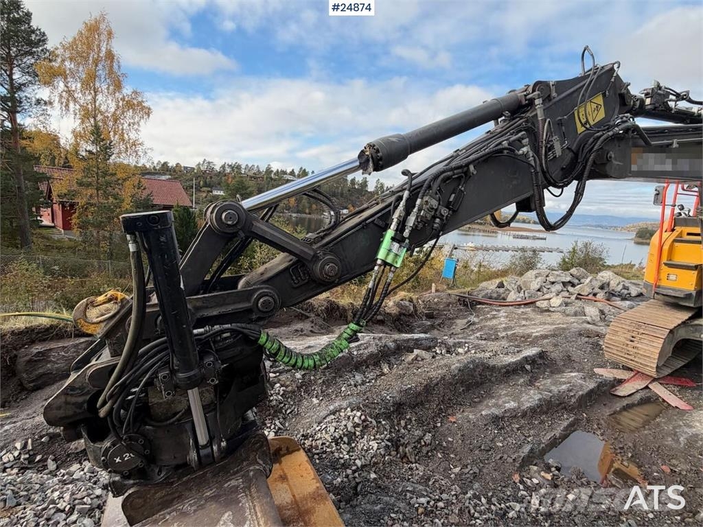 Volvo ECR145EL Crawler Excavator – 3 Buckets, Tiltrotato Crawler excavators