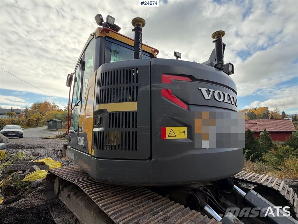 Volvo ECR145EL Crawler Excavator – 3 Buckets, Tiltrotato Crawler excavators