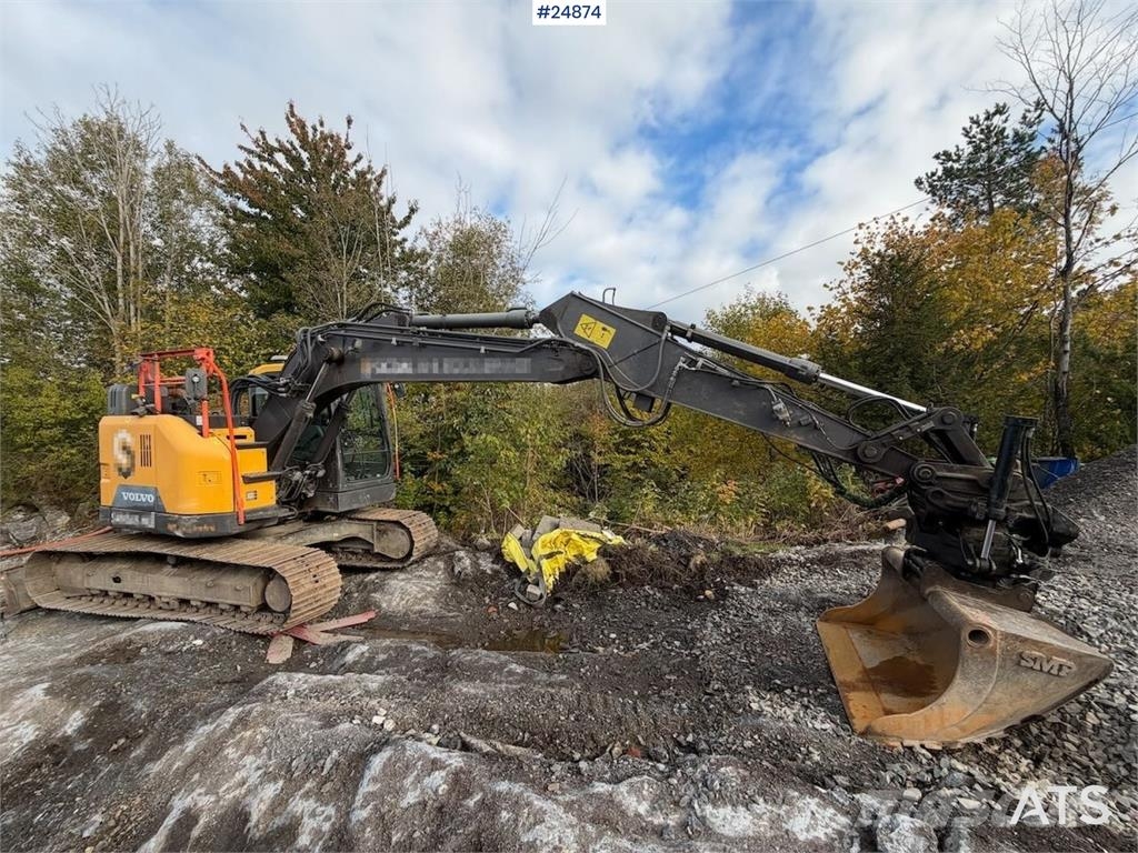 Volvo ECR145EL Crawler Excavator – 3 Buckets, Tiltrotato Crawler excavators