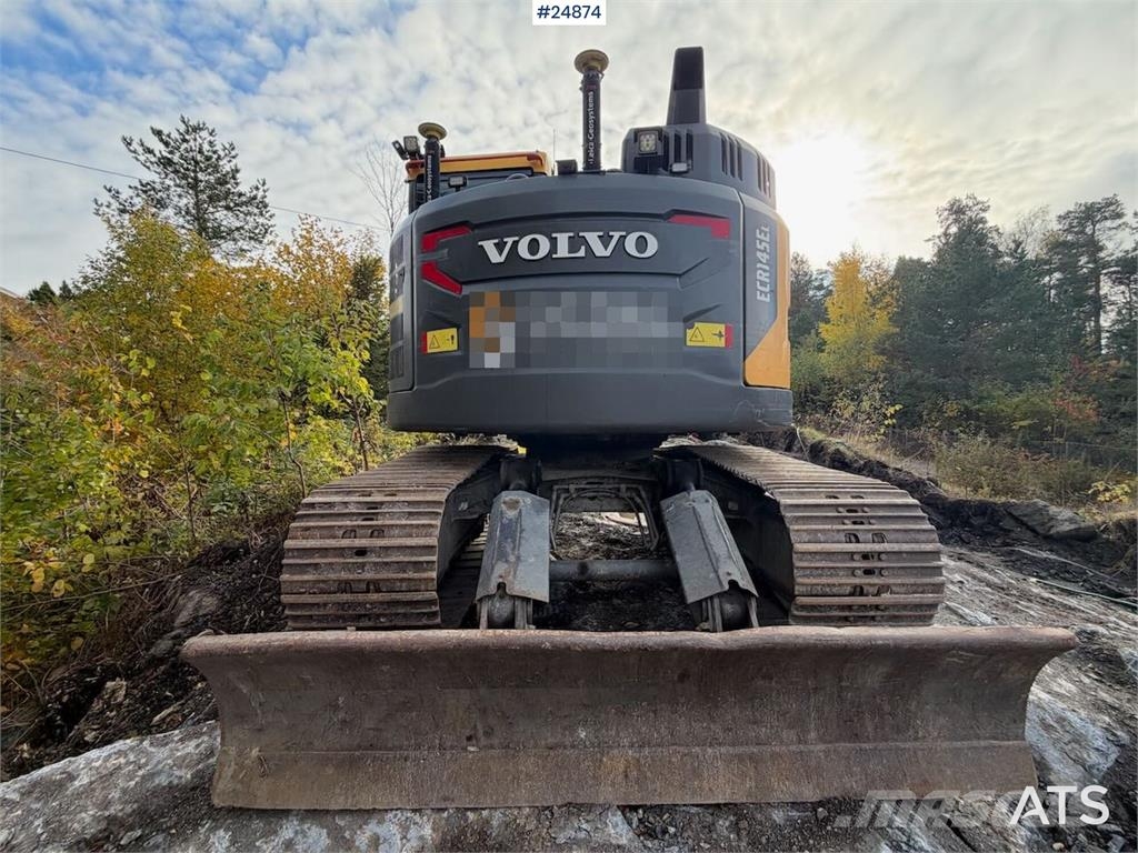 Volvo ECR145EL Crawler Excavator – 3 Buckets, Tiltrotato Crawler excavators