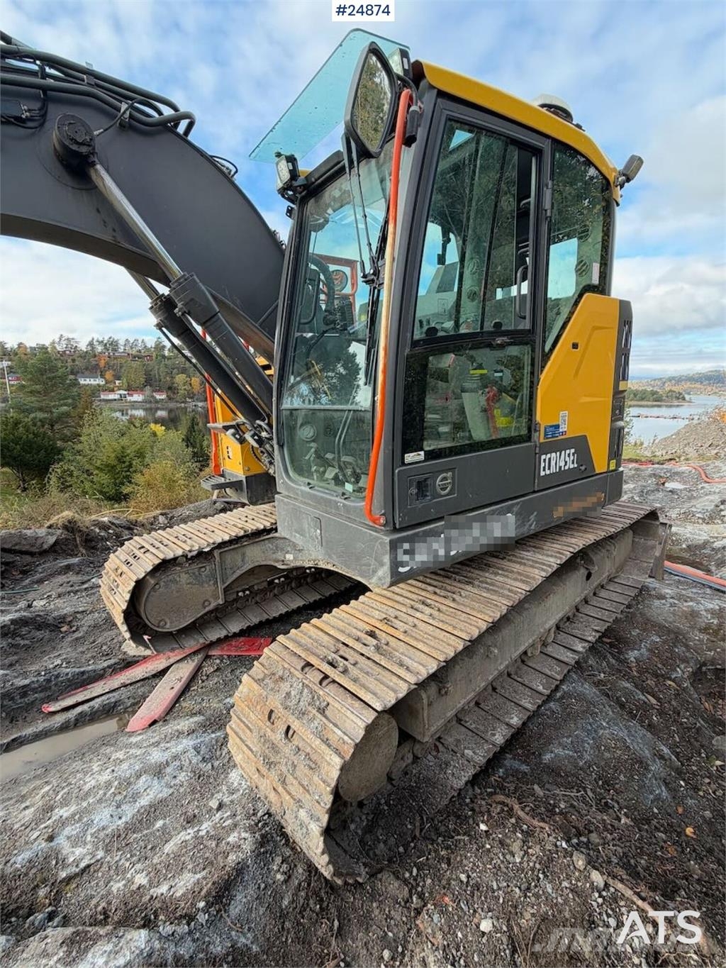 Volvo ECR145EL Crawler Excavator – 3 Buckets, Tiltrotato Crawler excavators