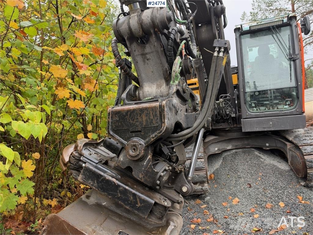 Volvo ECR145EL Excavator with GPS, Rototilt, OilQuick, H Kāpurķēžu ekskavatori