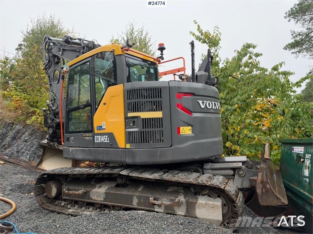Volvo ECR145EL Excavator with GPS, Rototilt, OilQuick, H Kāpurķēžu ekskavatori