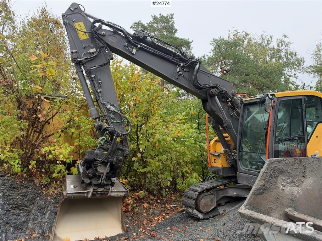 Volvo ECR145EL Excavator with GPS, Rototilt, OilQuick, H Kāpurķēžu ekskavatori