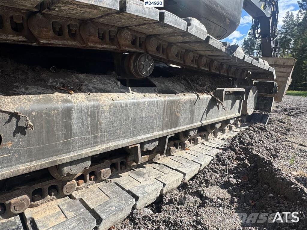 Volvo ECR145EL Tracked excavator with rail wheels – 4,30 Beltegraver