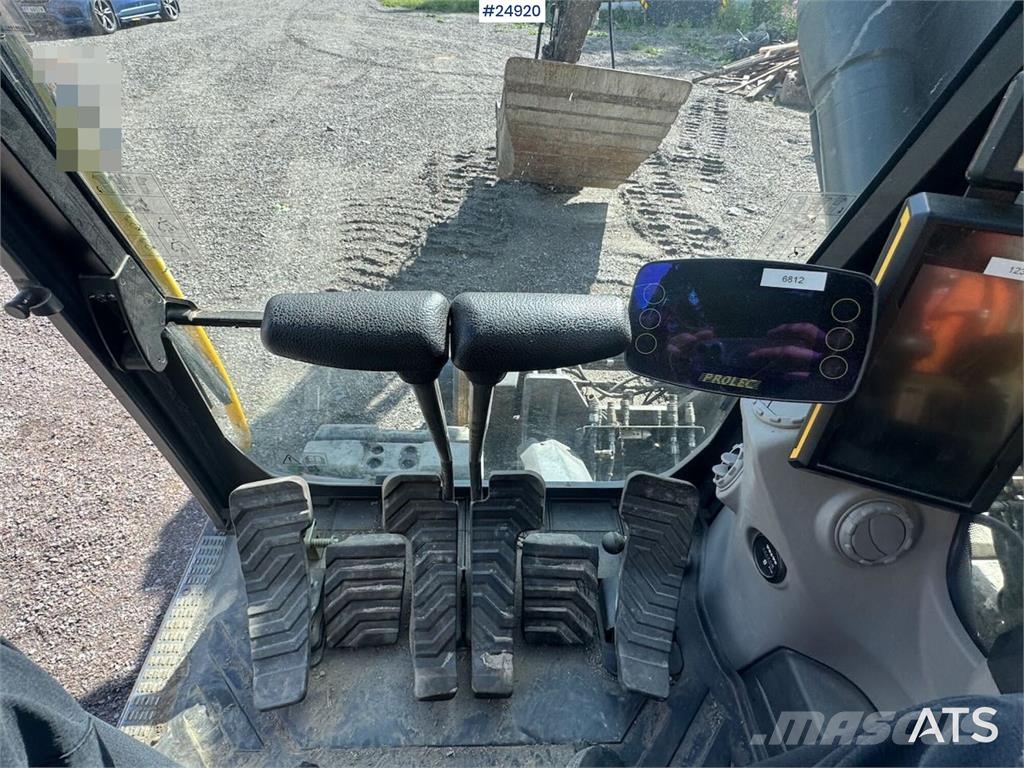 Volvo ECR145EL Tracked excavator with rail wheels – 4,30 Beltegraver