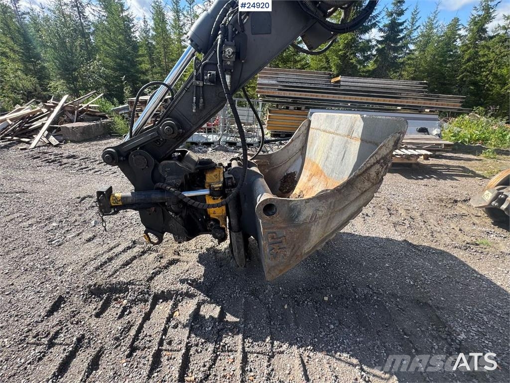 Volvo ECR145EL Tracked excavator with rail wheels – 4,30 Beltegraver