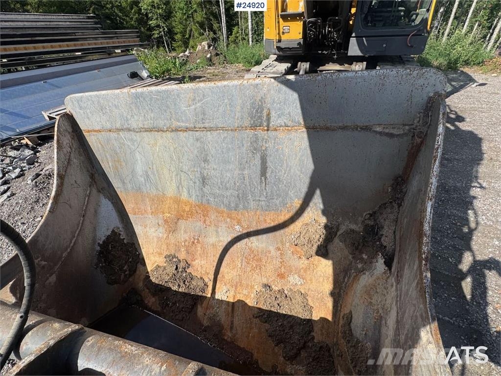 Volvo ECR145EL Tracked excavator with rail wheels – 4,30 Beltegraver