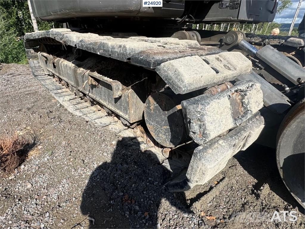 Volvo ECR145EL Tracked excavator with rail wheels – 4,30 Beltegraver