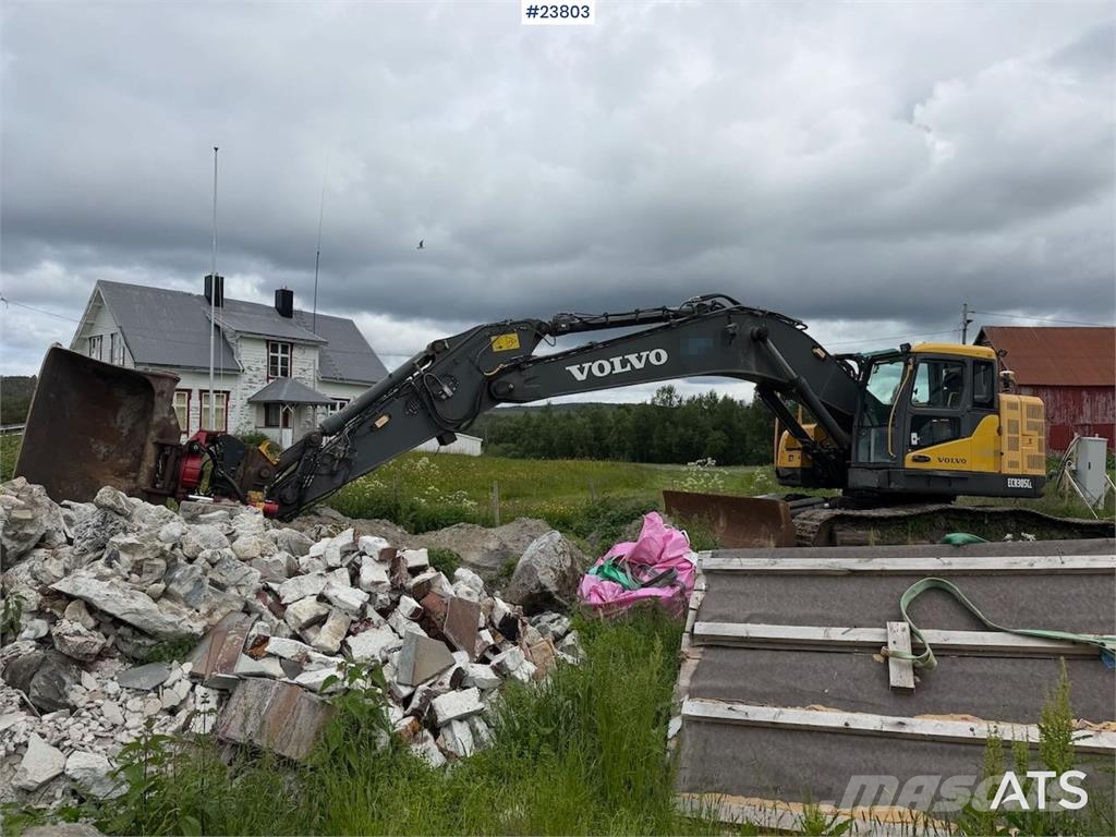 Volvo ECR305CL excavator w/ GPS, sanding bucket and roto حفارات زحافة
