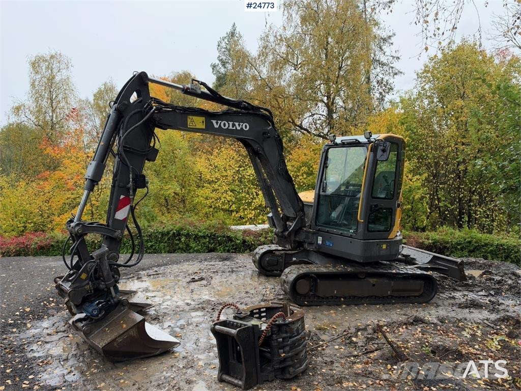 Volvo ECR58D Excavator with Rototilt and 3 Buckets Mini ekskavatori < 7 t