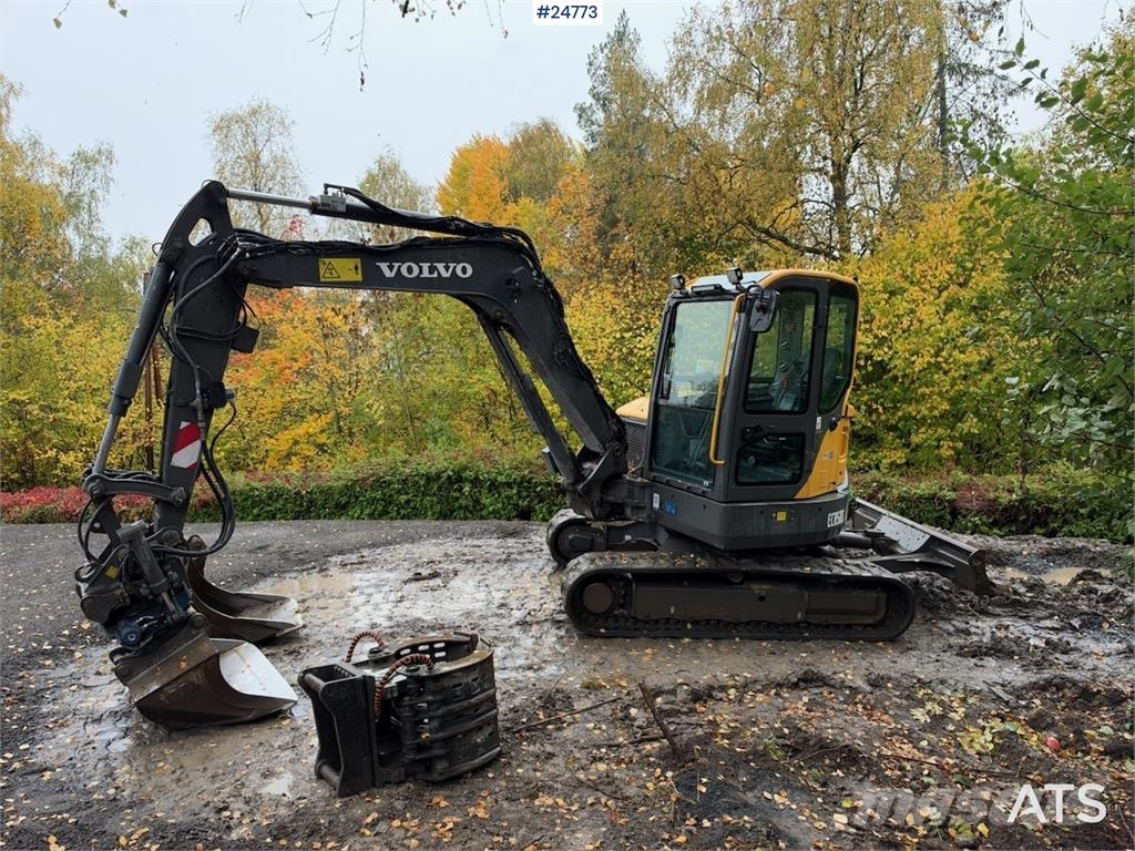 Volvo ECR58D Excavator with Rototilt and 3 Buckets Mini ekskavatori < 7 t