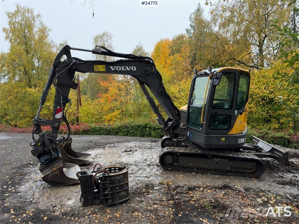 Volvo ECR58D Excavator with Rototilt and 3 Buckets Mini ekskavatori < 7 t